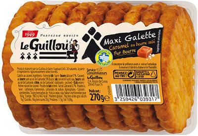 Maxi Galette caramel au beurre salé pur beurre - Le Guillou