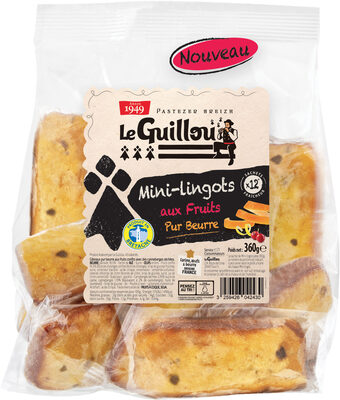 Mini lingots aux fruits - Le Guillou
