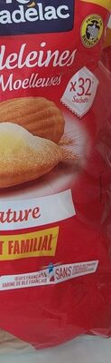 Madeleines extra moelleuses nature