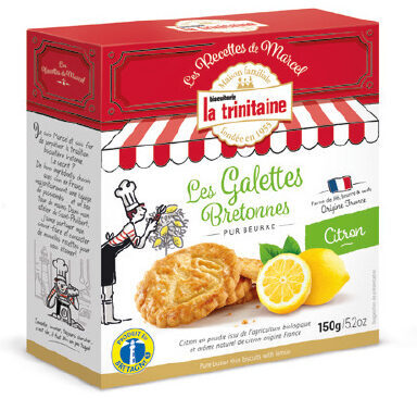 Les galettes bretonnes pur beurre au citron de Marcel