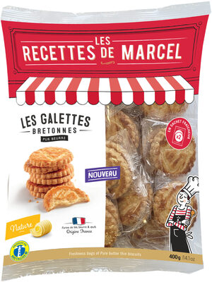 Les galettes bretonnes pur beurre individuelles par 2  - Les Recettes de Marcel
