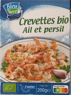 Crevettes bio Ail et persil