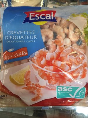 Queues de crevettes cuites