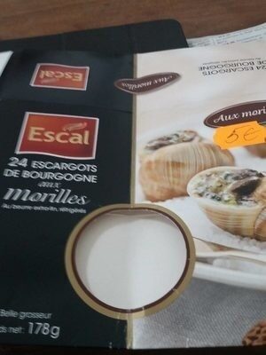24 escargots de bourgogne préparés recette aux morilles
