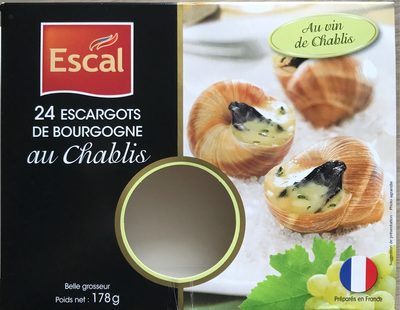Escargots de Bourgogne au Chablis