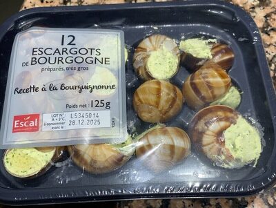 Escargots de bourgogne prepares