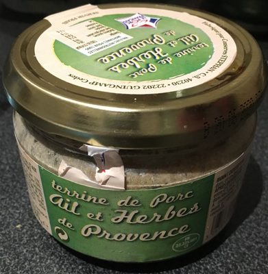 Terrine de porc ail et herbes de provence