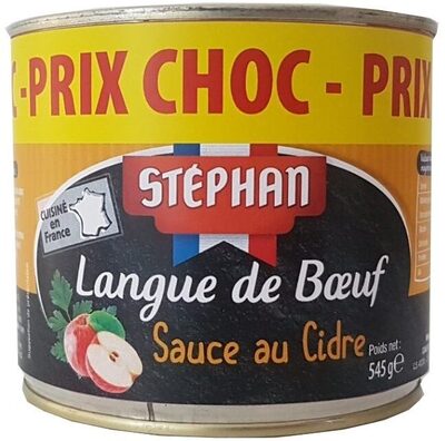 Langue de bœuf sauce au cidre