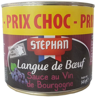 Langue de bœuf sauce au vin de Bourgogne