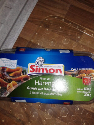 Terrine de hareng fumé doux à l'huile 500g Simon Dutriaux