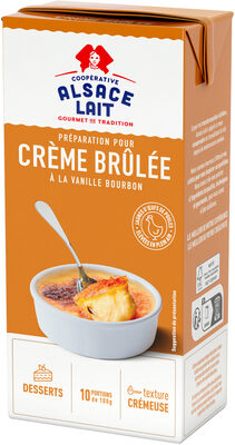 Préparation pour Crème Brûlée à la Vanille Bourbon