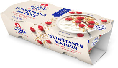 Fromage Blanc Framboise aux 2 Graines - Les Instants Nature