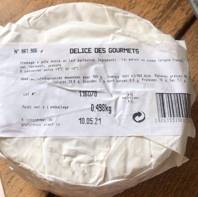 Delice des gourmets