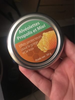 Alvéolettes Propolis et Miel