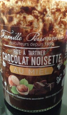 Pate a tartiner chocolat noisette
