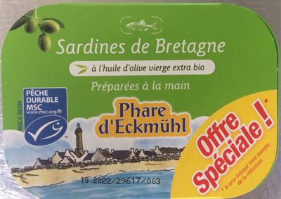 Sardines Bretagne Huile Olive X2