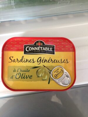 Sardines généreuses à l'huile d'olive