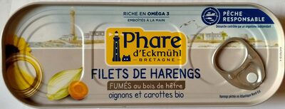 Filets de Harengs fumés, aux carottes oignons bio
