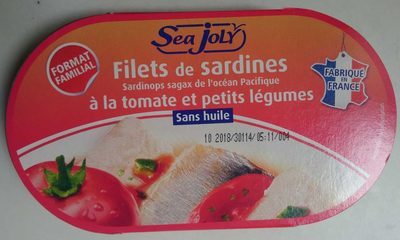 Filets de Sardines Tomates et Petits Légumes sans Huile