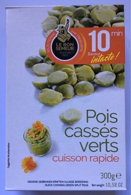 Pois Cassés Verts précuit 10min