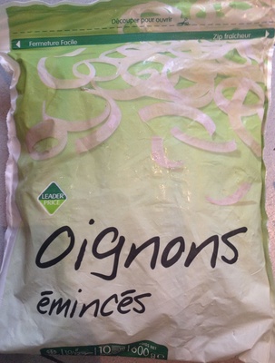 Oignons émincés