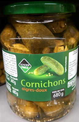 Cornichons aigres-doux
