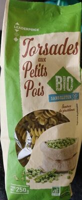 Torsades aux petits pois