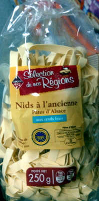 Sélection de nos Régions Nids à l'ancienne Pâtes à l'Alsace aux œufs