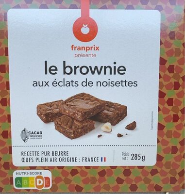 Brownie aux éclats de noisettes