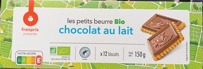 Les petits beurre Bio chocolat au lait