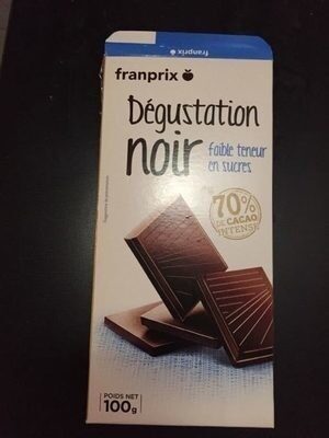 Degustation Noir Faible Teneur En Sucres