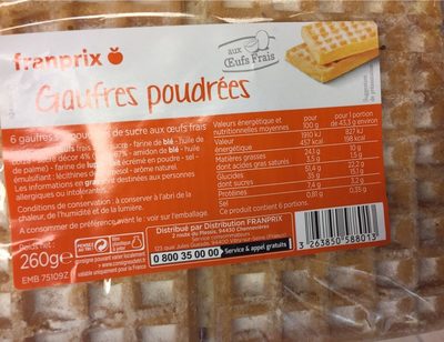 Gaufres Poudrées