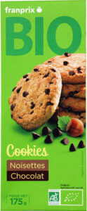 Cookies Noisette Chocolat Bio