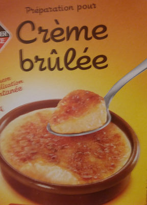 Préparation pour crème brûlée