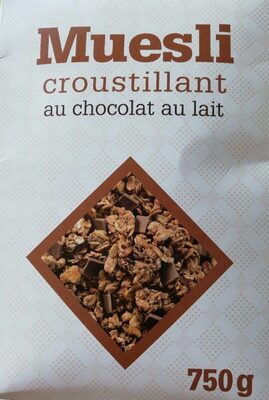 Muesli croustillant au chocolat au lait