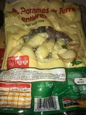 Pommes de terre entières