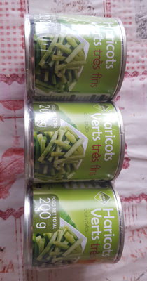 Haricots verts très fins coupés