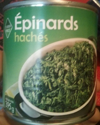 Épinards hachés