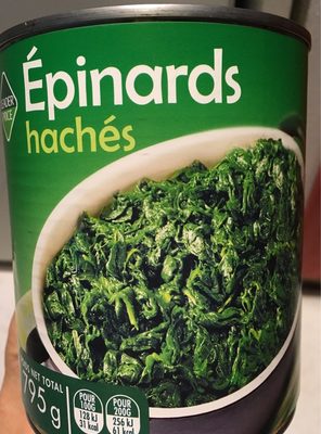 Épinards Hachés