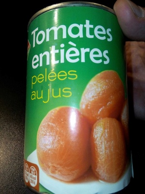 Tomates entières pelées au jus