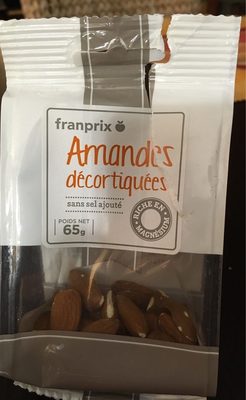 Amandes décortiquées