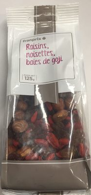 Raisins, Noisettes, Baies de Goji