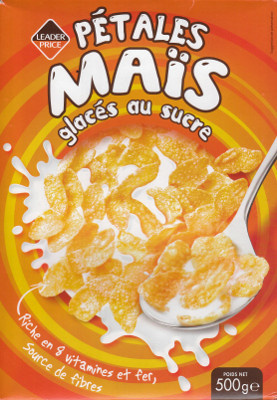 Pétales Maïs glacés au sucre