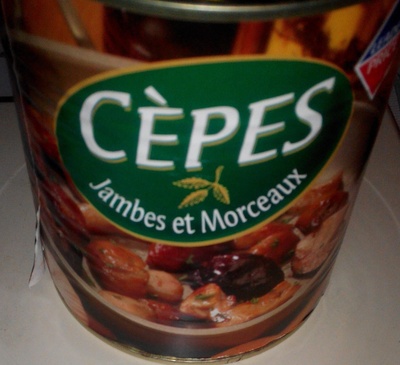 Champignons Cèpes Jambes et Morceaux
