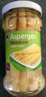 Asperges miniatures pelées main
