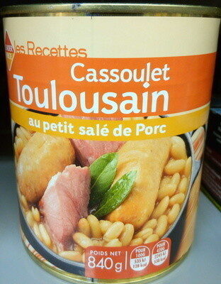 Cassoulet toulousain au petit salé de Porc