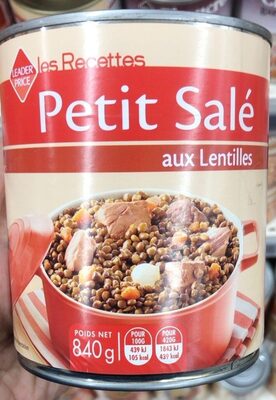 Petit salé aux lentilles