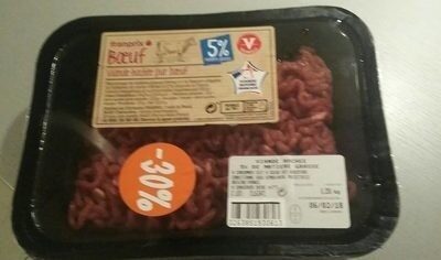 Viande hachée pur boeuf 5%