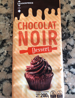Chocolat noir dessert