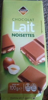 Chocolat Lait Noisettes